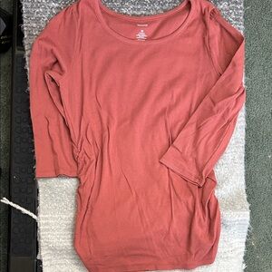 Sonoma Maternity Long Sleeve Top - Coral